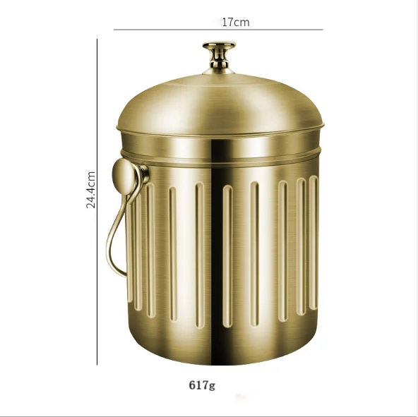 

1.3L Bar Counter Double Wall Insulated Metal Stainless Steel Wine Ice Bucket With Lid And Ice Tong