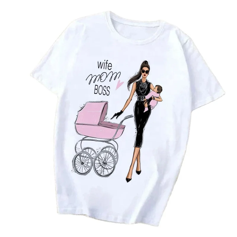 

Women T Fashion Cute Printed Top Tshirt Female Tee Shirt Ladies Clothes T-shirt