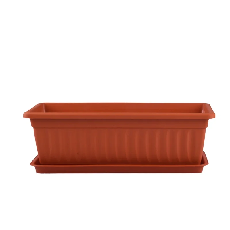 

Wholesale Eco Friendly All-Season Outdoor Plastic Planters Flower Pots With Multi Colors, White,blue,green,orange ect.