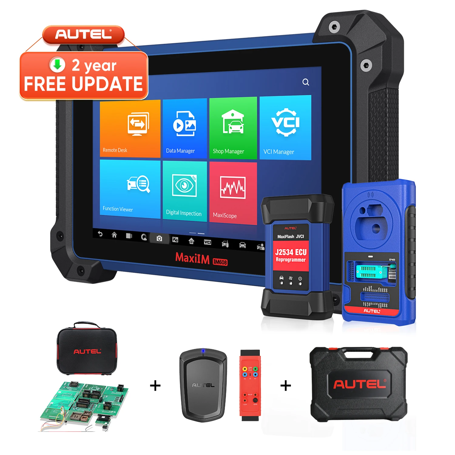 

Autel im608 pro xp400 j2534 apb112 g-box2 key programmer for all keys lost car diagnostic tool auto diagnostic scanner