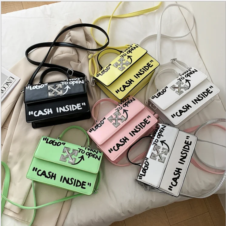 

Luxury Designer Letter Print Cross body Shoulder Bag Women Travel Graffiti Bag Tote Bag Ladies Purses for Women, Picture