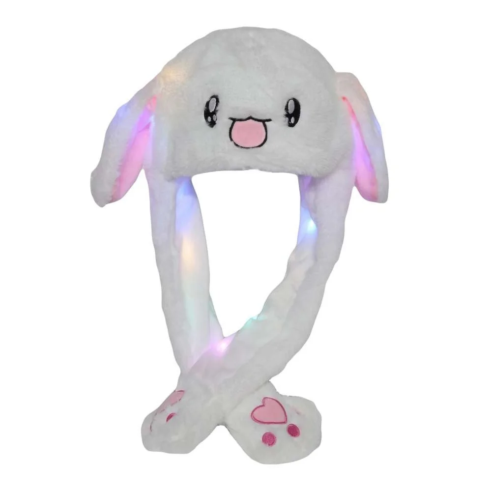 New Arrival Led Plush Hat Two Cute Rabbit Long Bunny Ears Hat - Buy New ...
