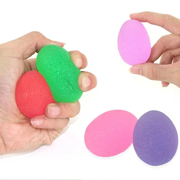 

Silicone Egg Fitness Hand Expander Gripper Strengthener Forearm Wrist Finger Exerciser Trainer Relief Power Ball