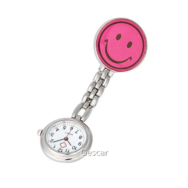 

Newest Cute Lovely Pocket Quartz Doctor Nurse Watch Smile Portable Nurse Watch For Hospital Doctor Use