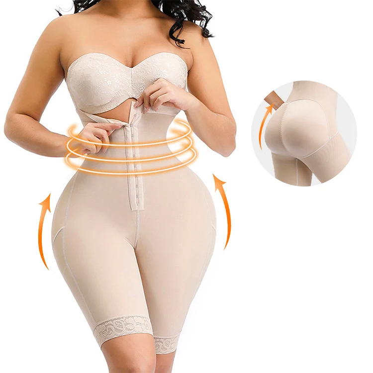 Best Selling Strong Abdomen Slim  Butt Lifter Women High Waist Tummy Control Shapewear