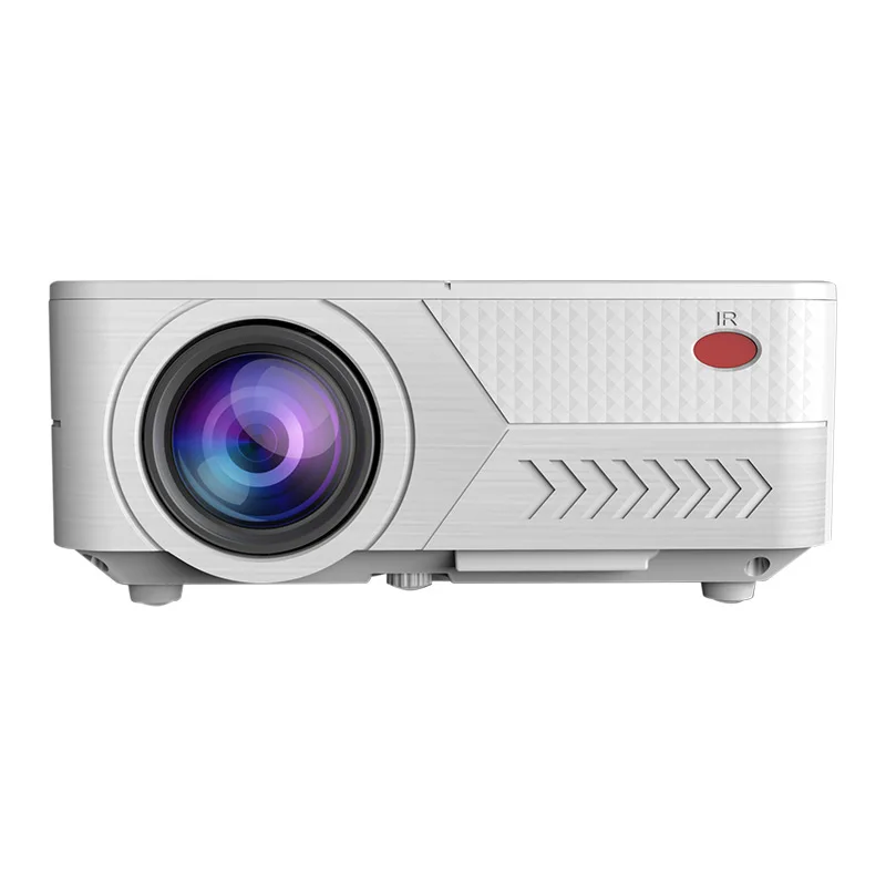 

Mini 720P Projector Multimedia Led Portable Home Theater Projectors Pico Pocket Black or White Projector, Black white