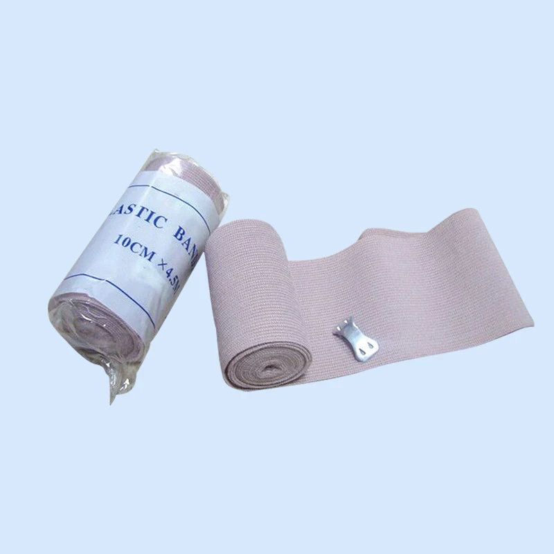
Hot sale skin color Medical Elastic Bandage cotton bandage roll 