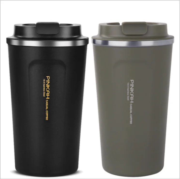 

380 & 510ml Stainless Steel Travel Coffee cup Car Water Bottle Vacuum Flasks tumbler Thermo tea thermos mug with Lid for Gift, Customized thermo mug