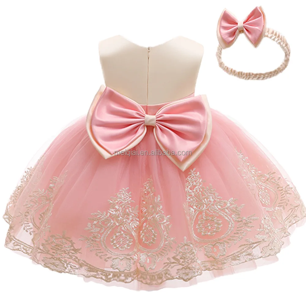 

MQATZ Amazon hot-selling Kids Party Dress Skirts Above Knee Mini Toddler Pink Chiffon Frocks Baby Girl Dresses, As picture