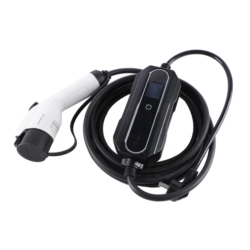 

16A Adjustable Electric Car Charger Type 1 Portable Ev Charger for EV Battery Charging