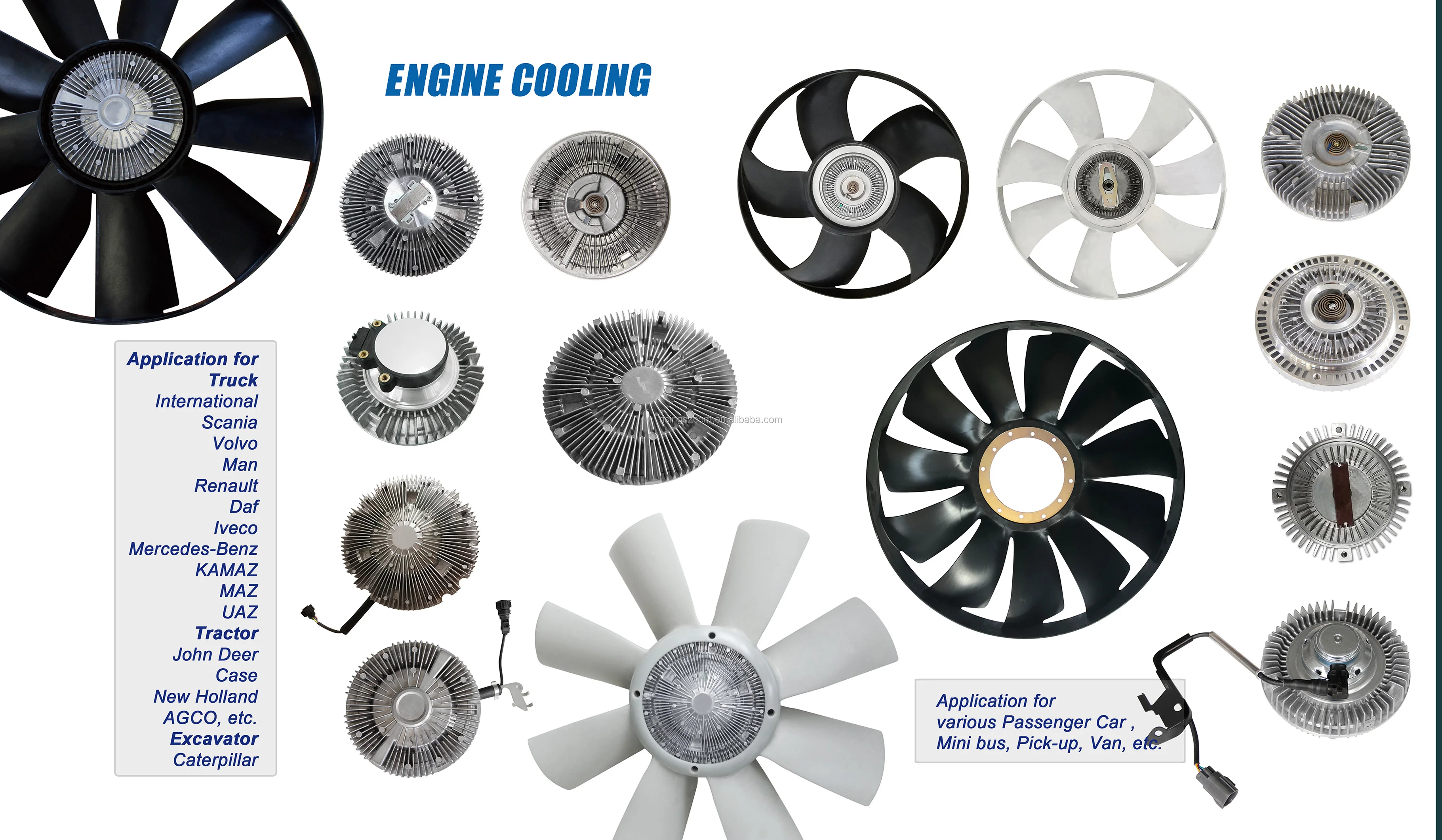 Engine Cooling Viscous Coupling Rising 1621054210 1621054200 16210