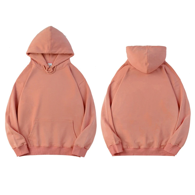 

Autumn And Winter 18 Color Cotton Hoodie Men's And Women's Long Sleeve Sweatshirt Hoodies Custom Logo, As picture or customized color