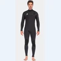 

Taped GBS 3/2 4/3mm Ultra Stretch Diving Surfing Wesuits Chest Horizontal Zipper Limestone Warm Lining