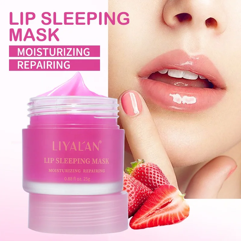 

LIYALAN Natural Organic Lip Care Private Label Hydrating Nourishing Lip Sleeping Mask