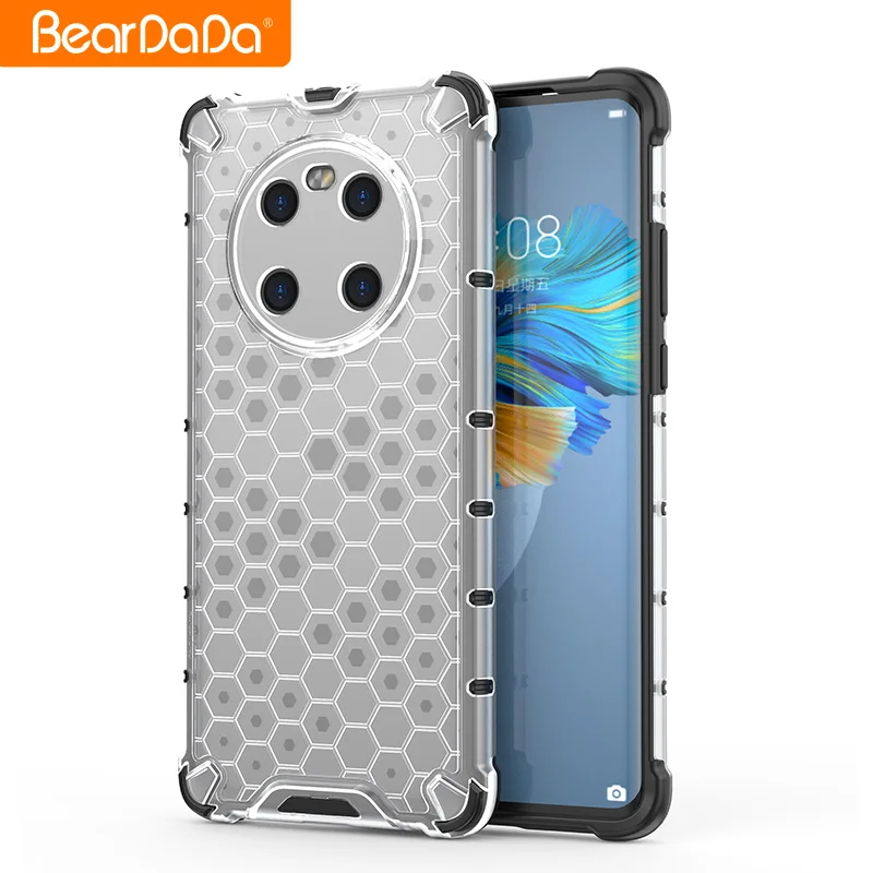 

fancy trendy cell phone cover tpu for huawei mate 40 overlapping customised transparent mobile phone cover matte hard maker