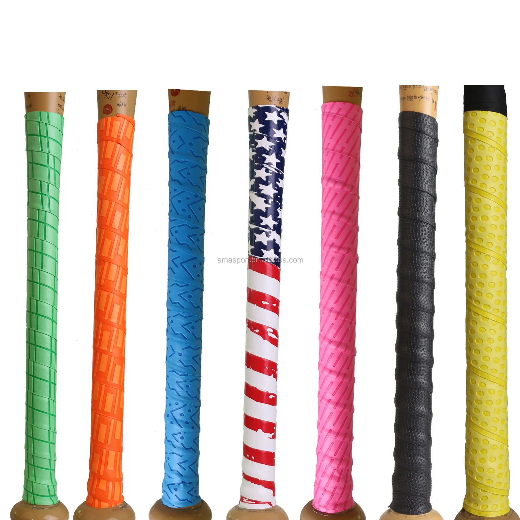 Best Quality 1.1mm Thickness 66XX Baseball Bat Grip Tapes Low Price Various Colorful Options Professional RTS Anti-Slip OEM