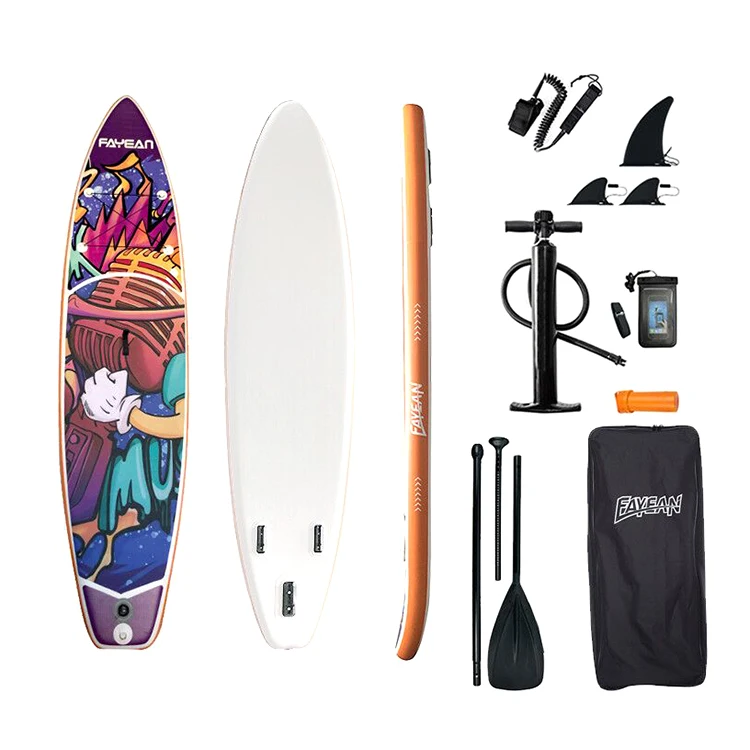 

Customization EVA + PVC sup electric surfboard inflatable paddle board with fins and accessories