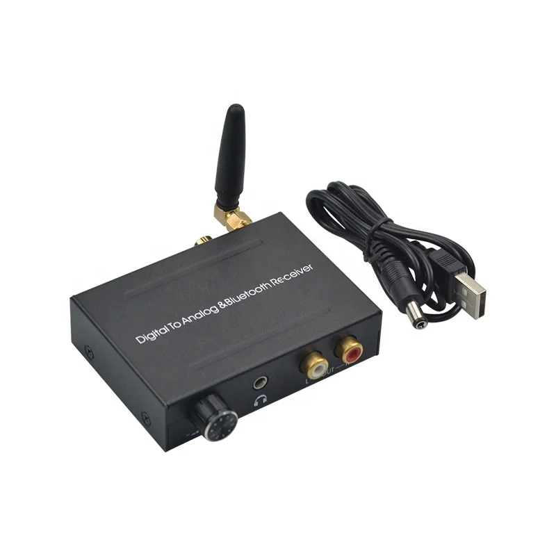 

AOEYOO OEM/ODM 192Khz-24bit Wireless 5.0 Digital to analog converter DAC with audio 3.5mm Volume Adjustment