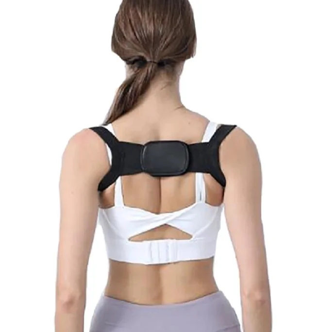 Shoulder Alignment,Upper Back Pain Relief Posture Corrector Clavicle Support Brace Adjustable Strap, Color can be customized