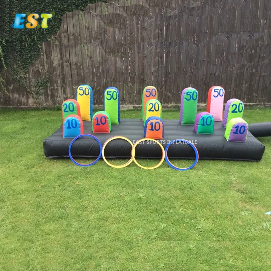 

Free shipping outdoor throwing inflatable hoopla ring toss game ring toss for kids, As the picture