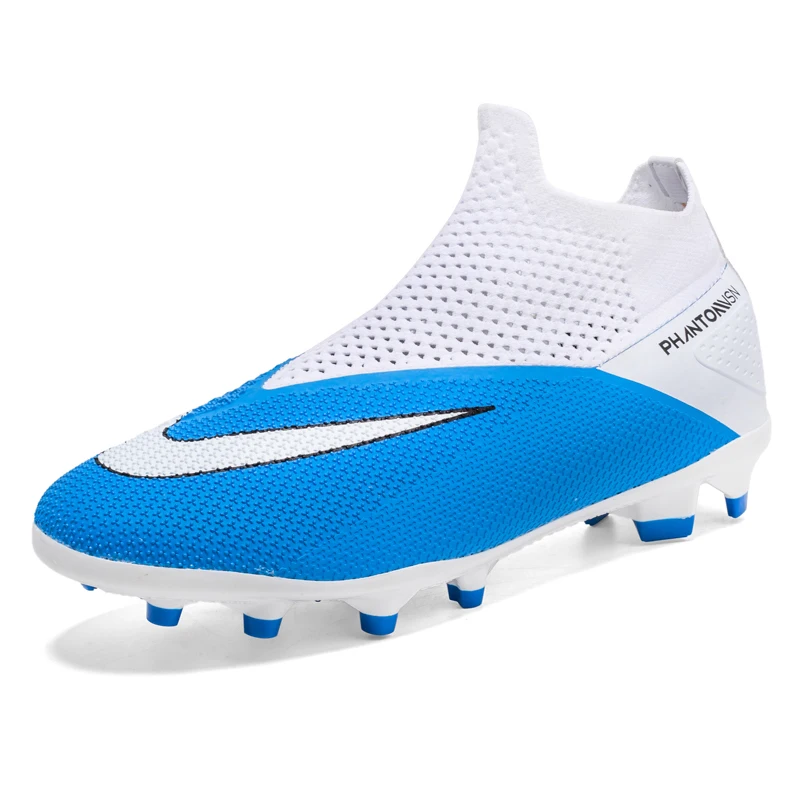 

New trend men football shoes high ankle soccer shoes big size 49# soccer cleats