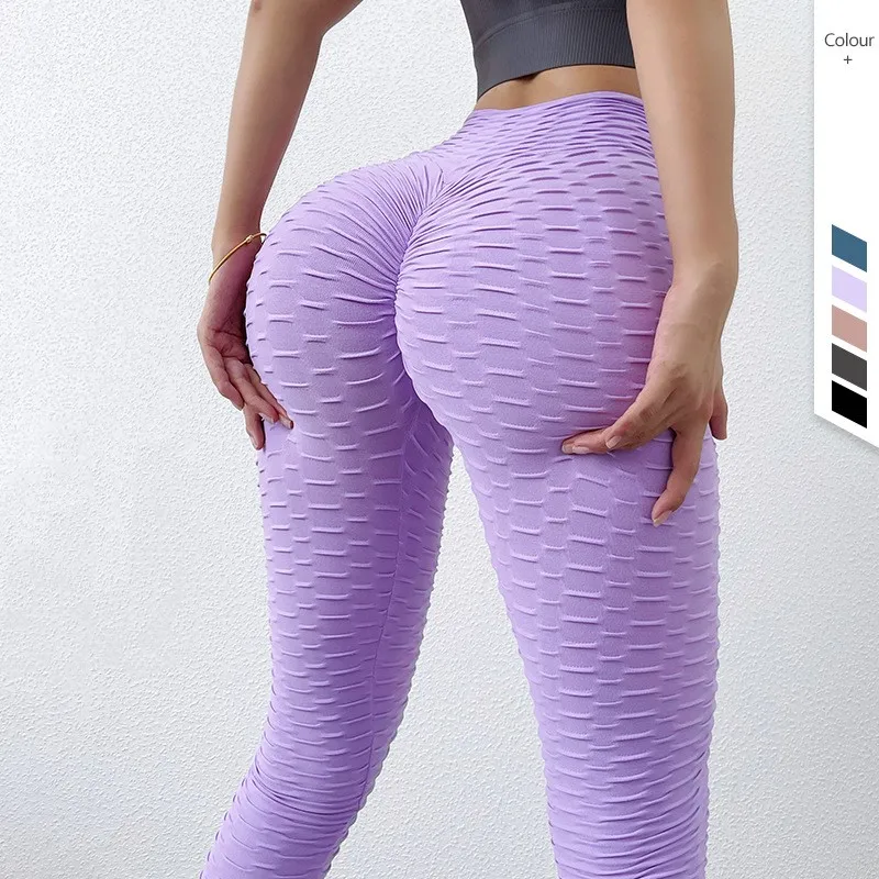 

Womens High Waist Yoga Pants Butt Lifting Leggings Tummy Control Scrunched Booty Leggings Workout Tights