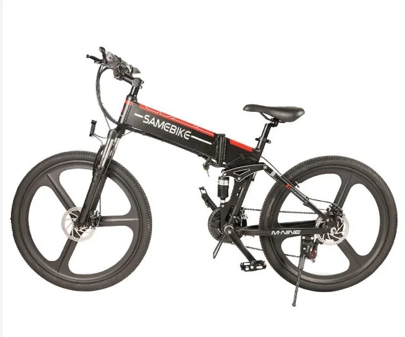 

EU Warehouse 2021 Good Quality 48V 500W 26 Inch Samebike LO26 Folding Electric Adult Mountain Bicycle Electric Bike