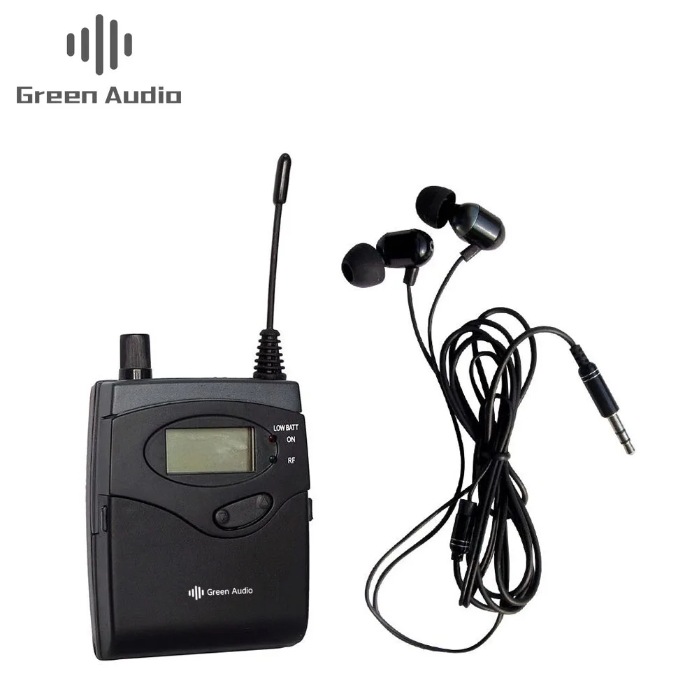 

GAW-BK300 New ear-mounted stereo wireless in-ear monitoring systems headset microphone for stage wedding, Black