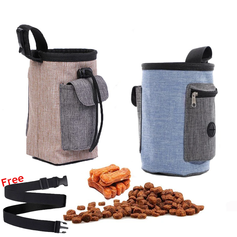 

Wholesale Outdoor Portable Adjustable Dog Walking Bag With Poop Bag Holder Waterproof Dog Treat Bag Training Pouch