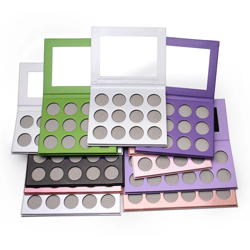 

Custom Empty Makeup Cardboard Eyeshadow Palette Wholesale Pick Your Own Colors Eyeshadow Private Label