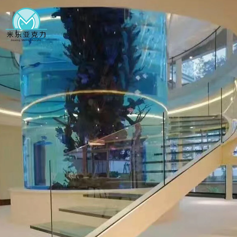 circular fish tank