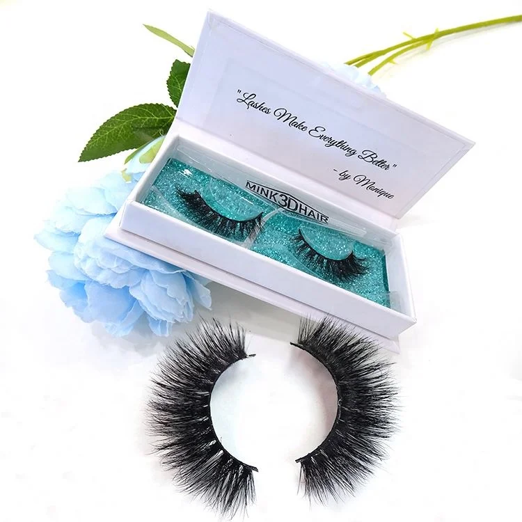 

Personalised 3d faux mink eyelashes, Nature color black