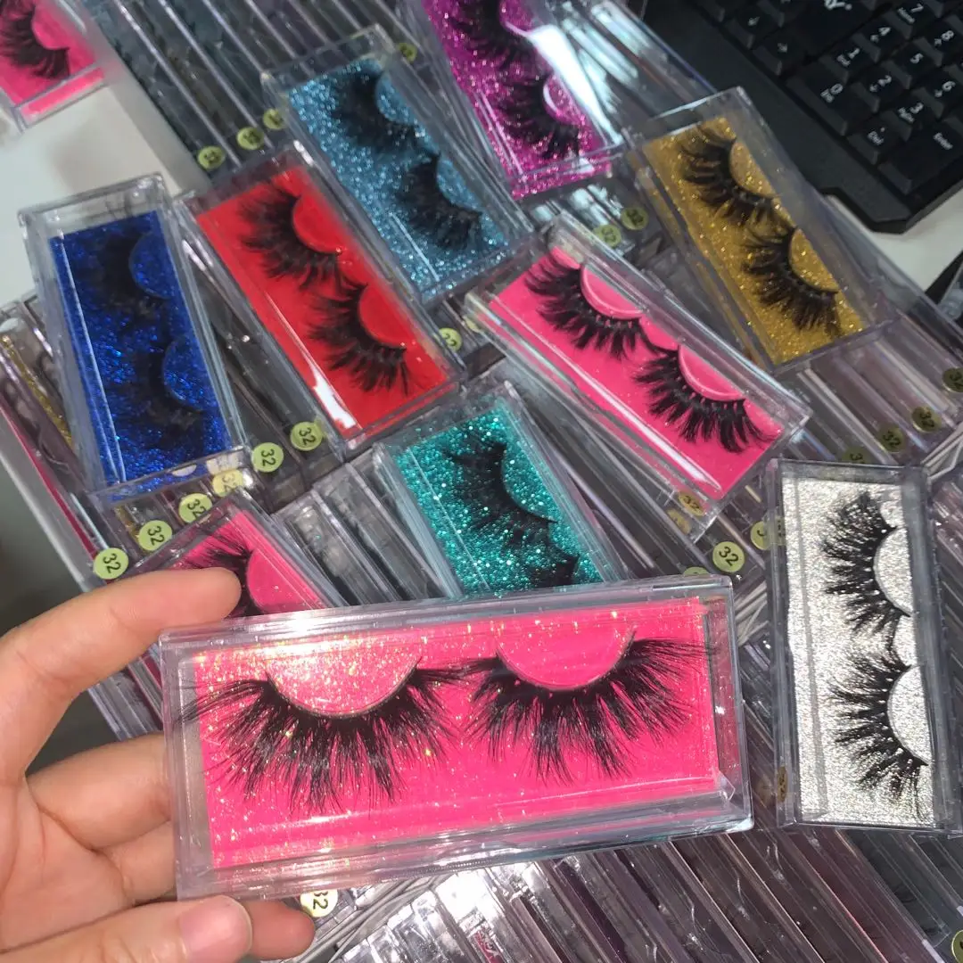 custom eyelash packaging 3d mink lashes
