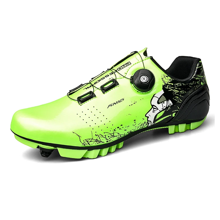 

men's /women's Mountain breathable road bike Riding sports bicycle shoes wholesale Fast Spinning mtb shoes mens sneakers 2020, Green,red,white