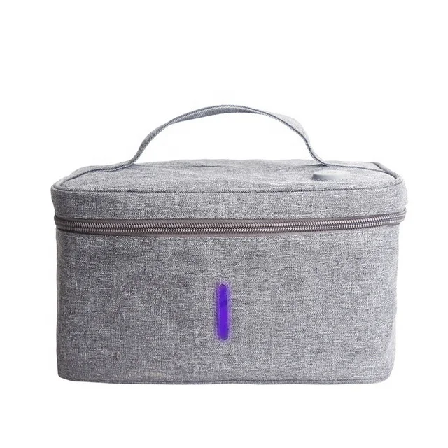 

Customize portable foldable UVC ultraviolet disinfection LED sterilization Mommy storage bag, Grey,pink, can be customized.