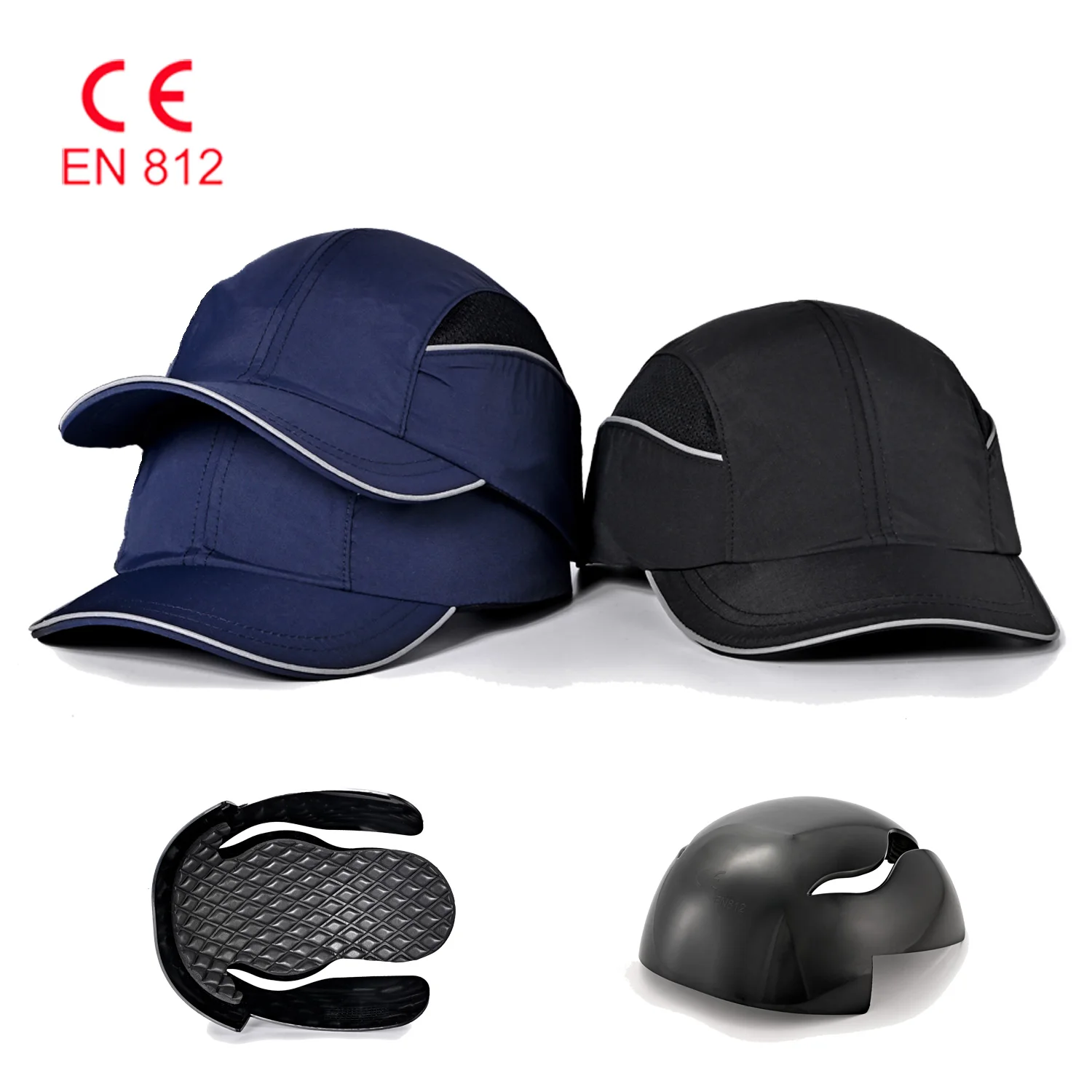 

wholesale Custom Head Protection en812 bump cap custom logo breathable mesh bump cap insert high quality mens baseball bump cap