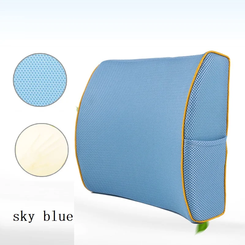 
Wholesale New Mesh Fabric Orthopedic Waist Back Pad Pain Relief Lumbar Support Cushion Seat Cushion 