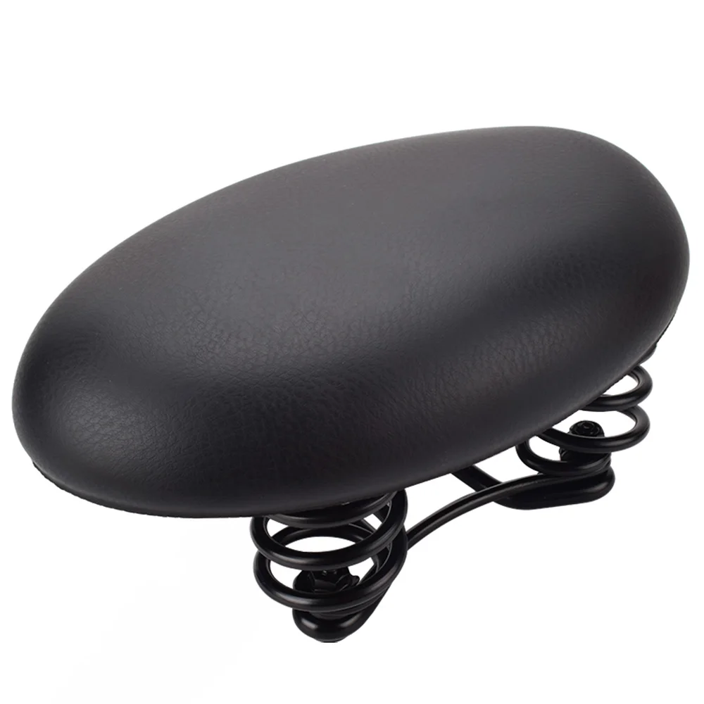 

FMFXTR Round Mountain Road Bike Saddle Comfortable PU Leather Shock-absorbing Cushion BMX MTB E-bike short nose Bicycle Saddle