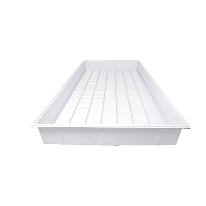 

Custom large plastic hydroponic seed trays plant seedling nursery trays, Black or white