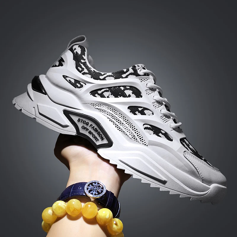 

Hot sale breathable lightweight fashion men sports shoes mens sneakers, Optional