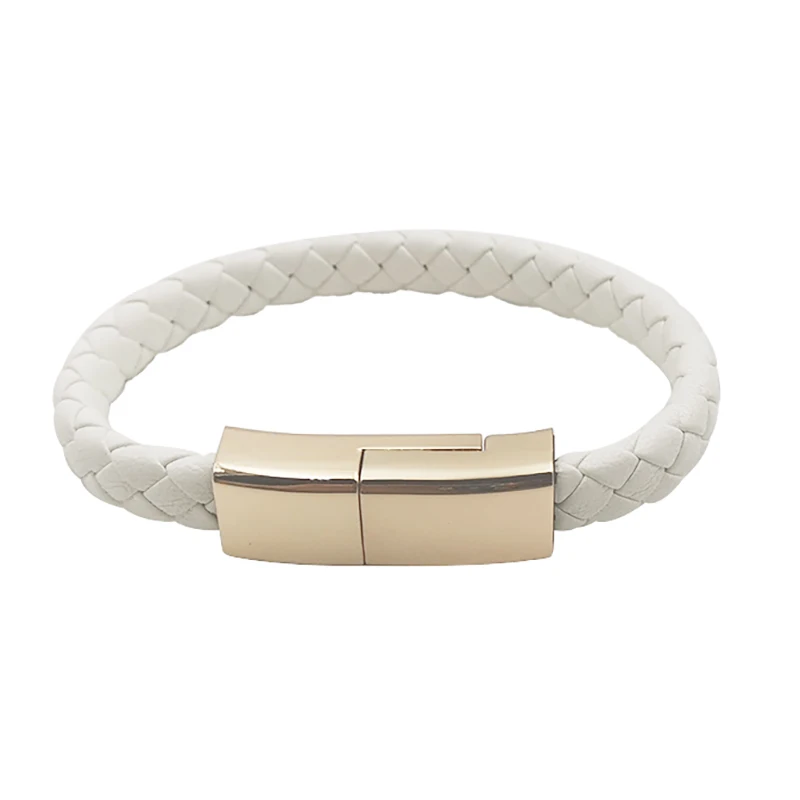 

OEM 20cm White Bracelet Micro USB Charger Data Cable