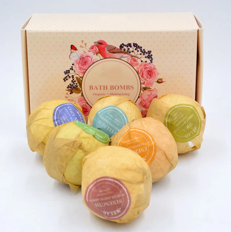 
cbd bath bomb gift set packaging wellbeing shower bombs bath bombs with surprise toys bubble bar 