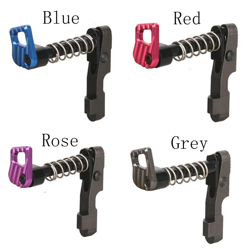 

M4 M16 Gun Series AEG Accessories Aluminum Alloy Double Side (Left & Right Hand) Magazine Release Catch, Black/red/rose/gray/blue