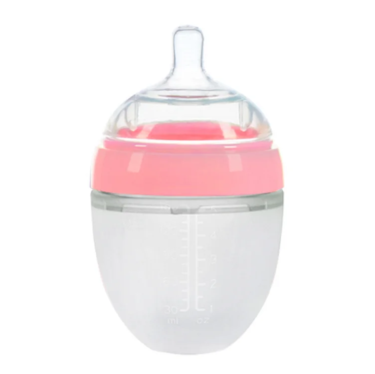 

Customer Logo Baby Feeding Bottle BPA Free Silicone Infant Feeding Bottle