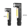 USB Charging 5 Lighting Modes Headlamp 360 Degree Ratate Red White Light 90 Degree Folding Work Light 3W XPG COB LED Flashlight