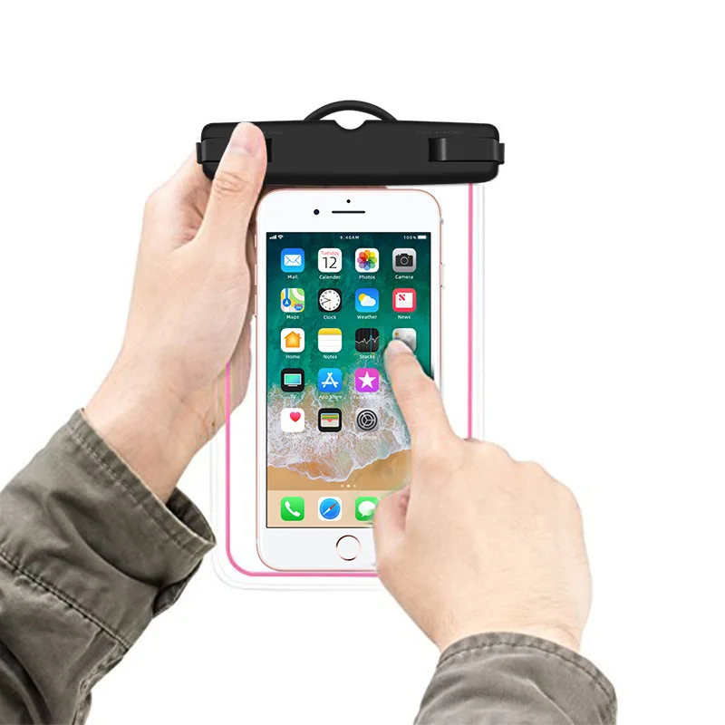 

Cheap Wholesale Price Waterproof Mobile Phone Bags for Apple Iphones 8/8plus/XS/12 Floatable Pouch Bag for Phone Cover