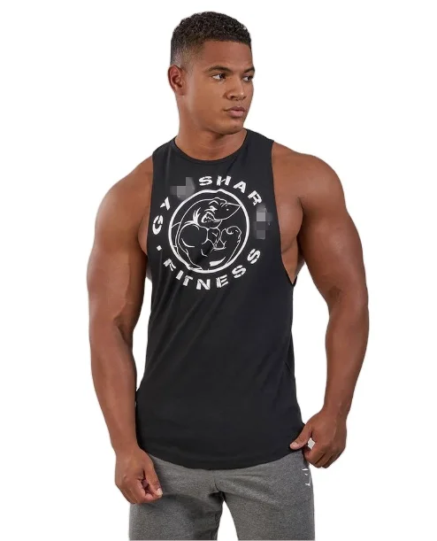 

Hot Sale Sleeveless Breathable Men Tank Tops Quick Dry Fitness Clothing, 5 colors