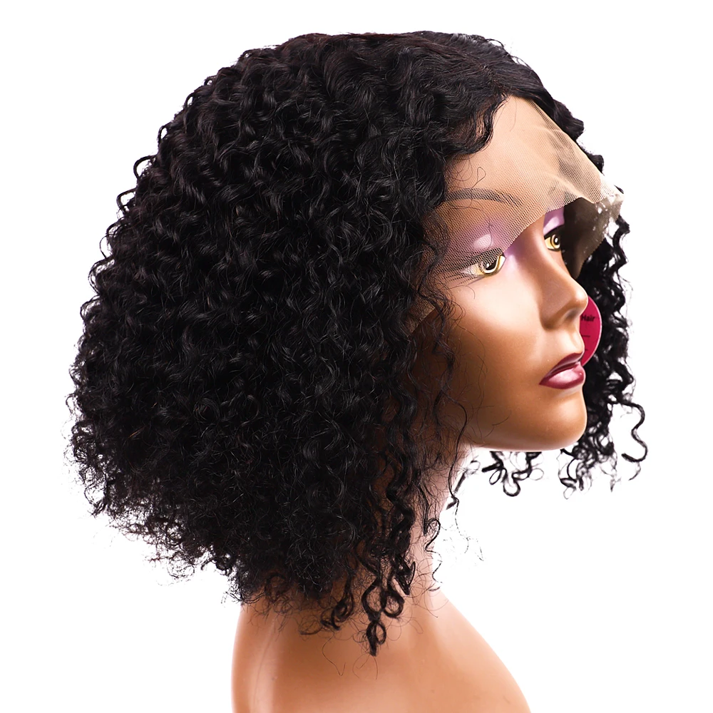 

Frontal Glueless Full Hd Lace Wig Cuticle Aligned Virgin Raw Indian Hair Wig Unprocessed 100% Human Hair Full Lace Wig, 1b natural black