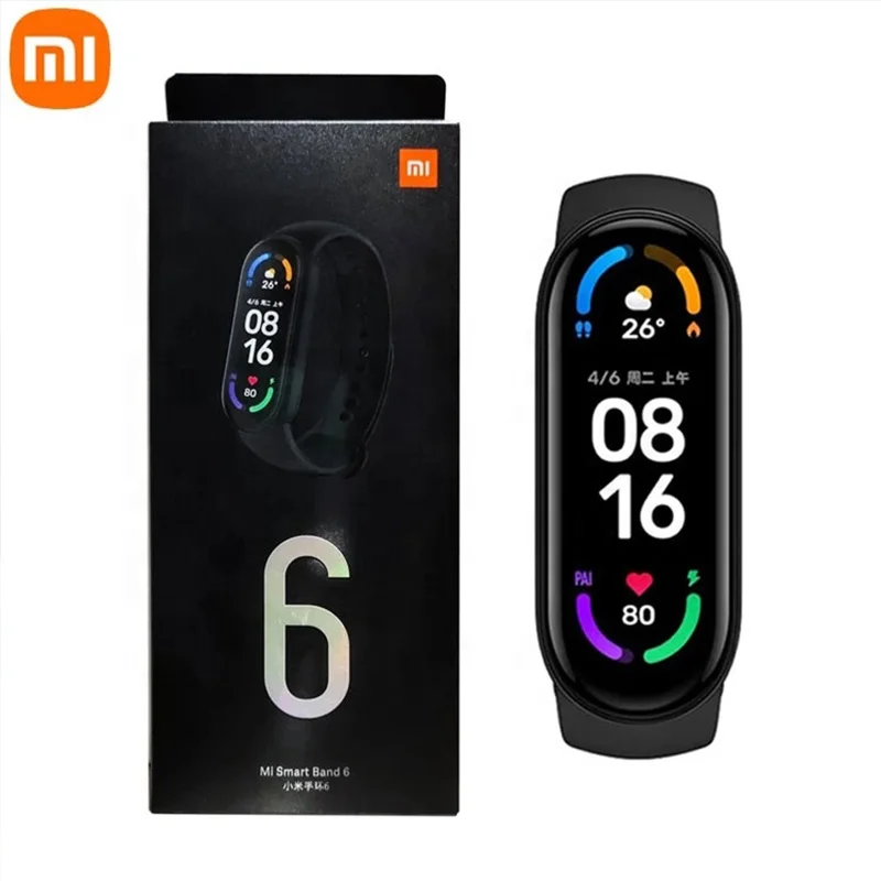 

Mi Smart Band 6 reloj 1.56" AMOLED Display watches xiaomi healthy monitoring smartwatch