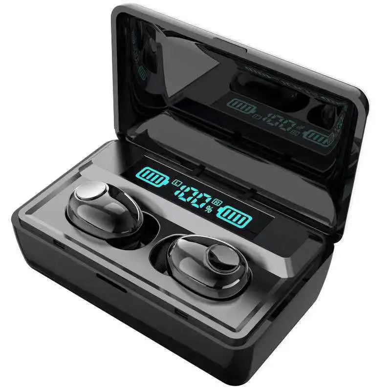 

Hot Sell TWS T8 T10 Waterproof Wireless Earphone Headphone Earbud With Charging Charge Case Box Wireless Stereo In Ear Headsets, Black, brown, white